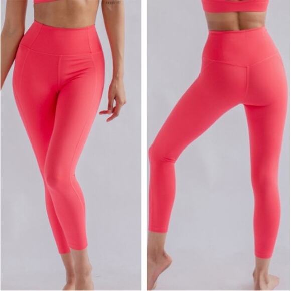 Girlfriend collective high rise leggings hot pink XS - Picture 2 of 10